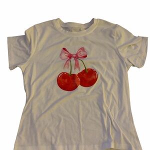 Cherry Print Woman’s T-Shirt